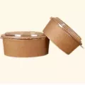 Saladier rond carton kraft brun 500ml diam15cm